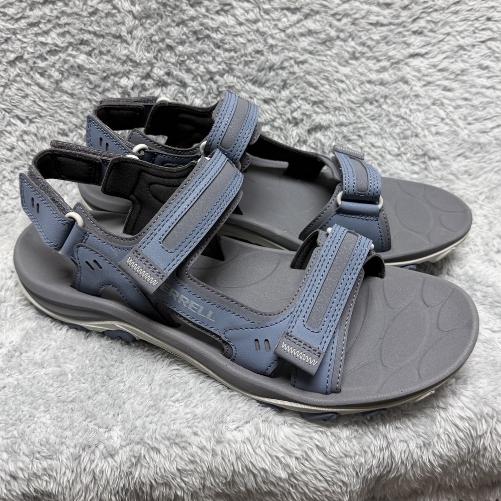 Merrell Shoes Mens‎ 12 Blue Huntington Sport Sandals Waterproof Hiking J038037